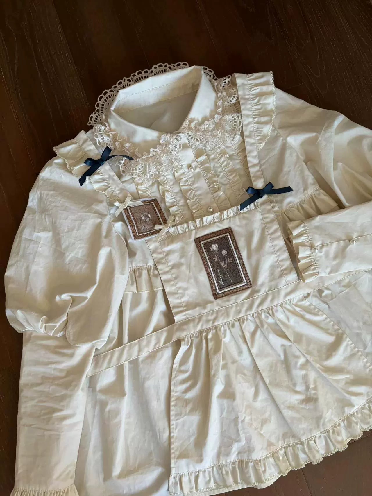 Babyblue~Gretel Bear~Vintage Lolita Dress Teddy Bear Prints Dress 33574:430490