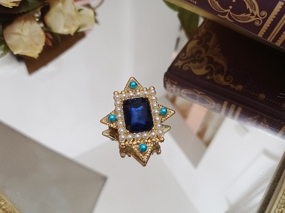 Miss Point - Dusk Bester - Egyptian Lolita Brooch Waistband Shawl rhombus brooch