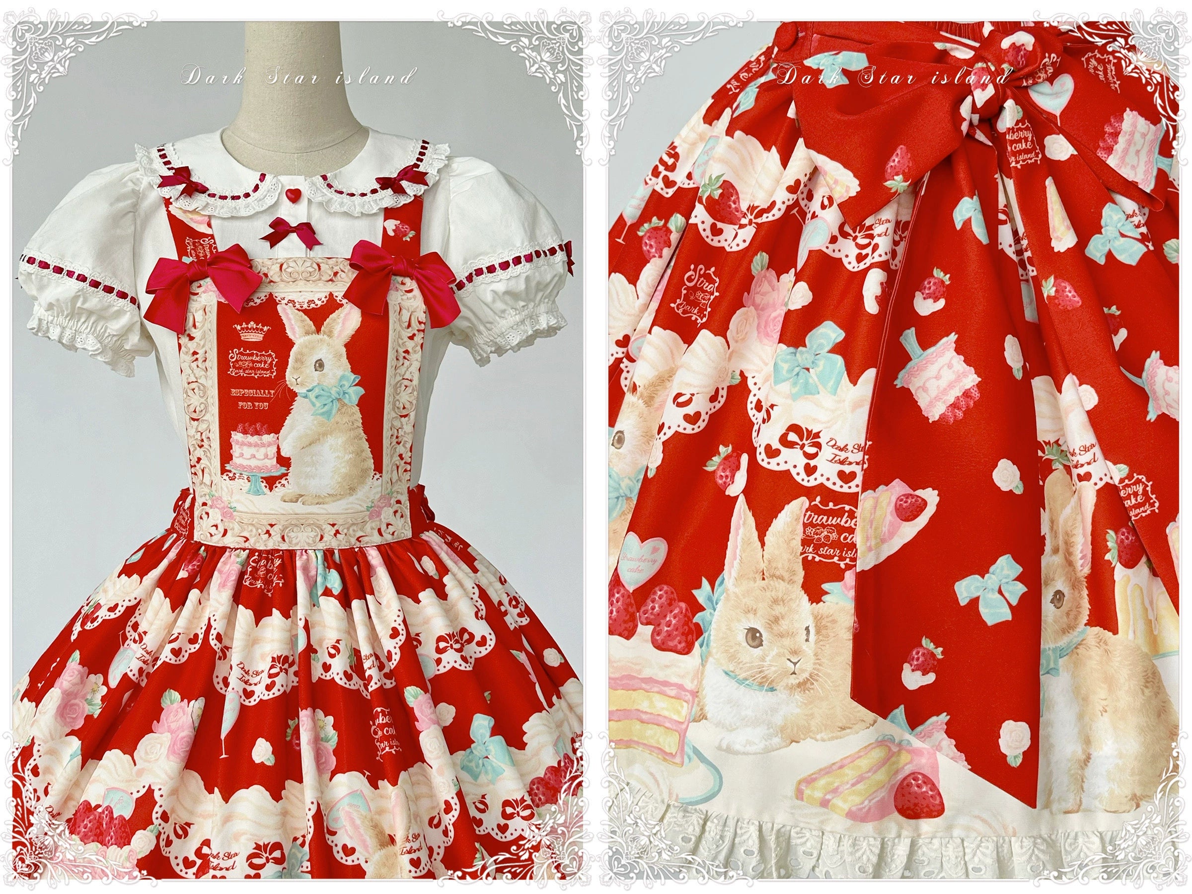 Dark Star Island~Honey Bunny Cake~Sweet Lolita JSK/OP/Strap SK/Shirt 39864:638762