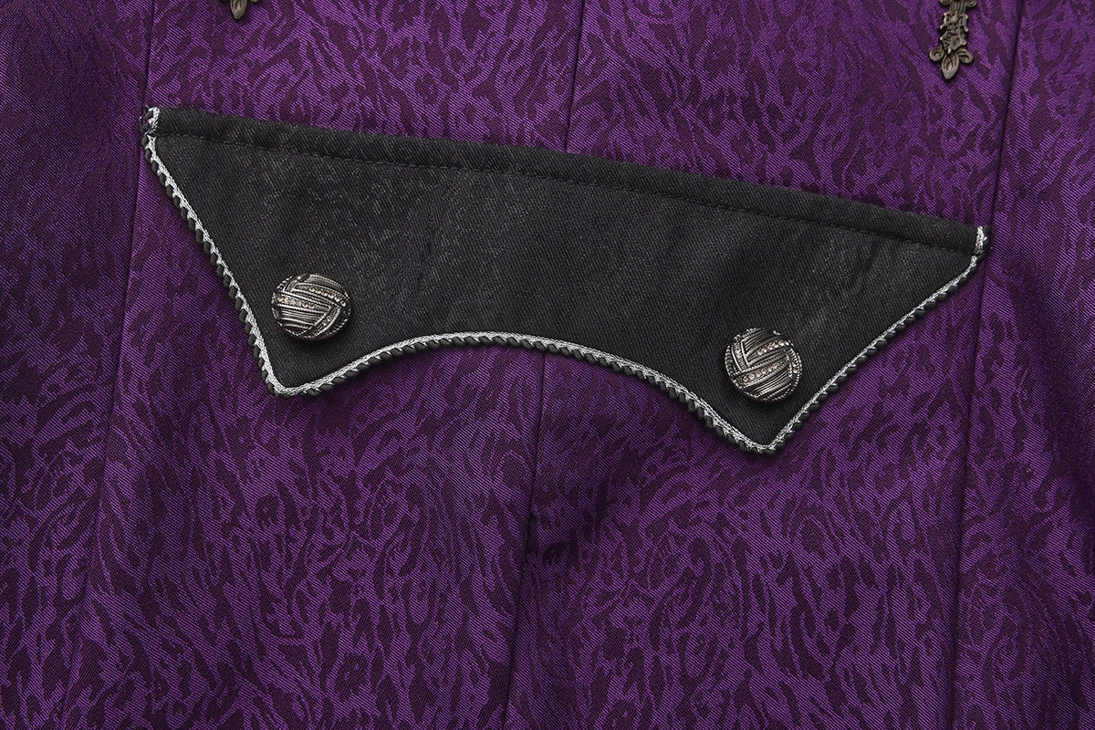 Immortal Thorn - Eternal Crimson Moon Forest - Ouji Lolita Tailcoat Vest 43671:782818