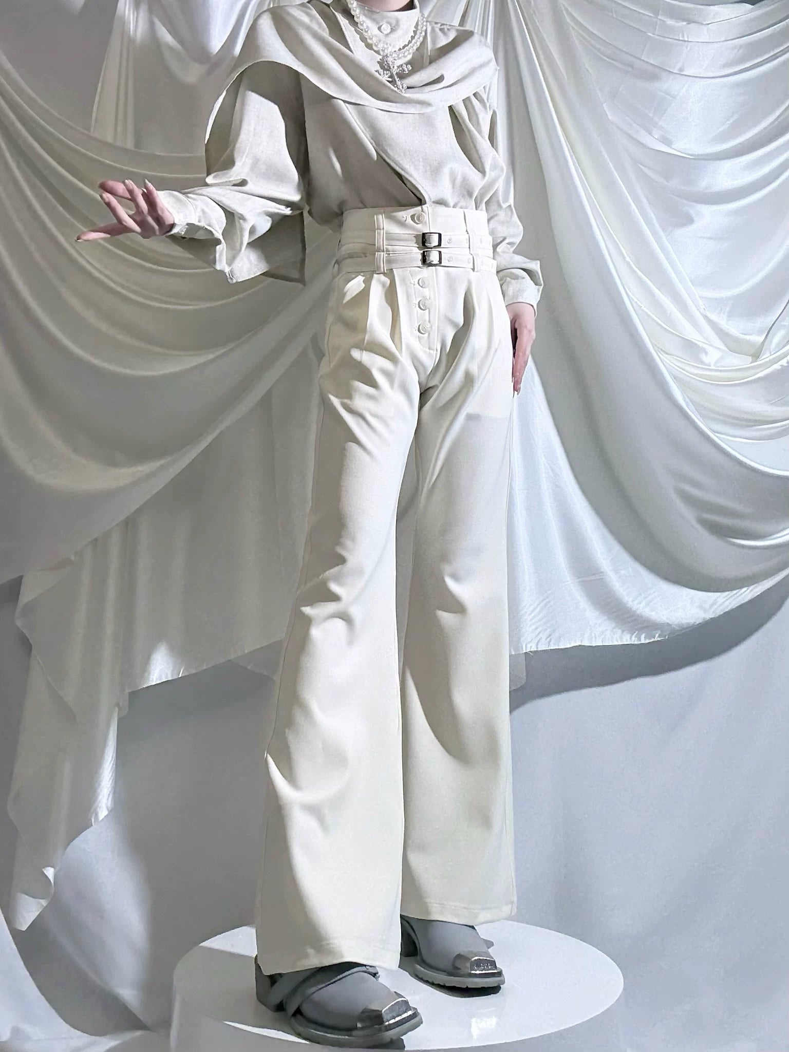 Winter Ouji Fshion Shirt & Pants, Cowl Neck Style 44617:814474