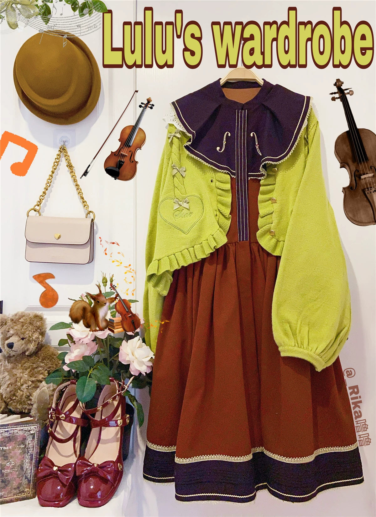 (BFM)Dark Star Island~Sugar Frost~Sweet Lolita Cardigan Knit Embroidered Sweater 34274:449538