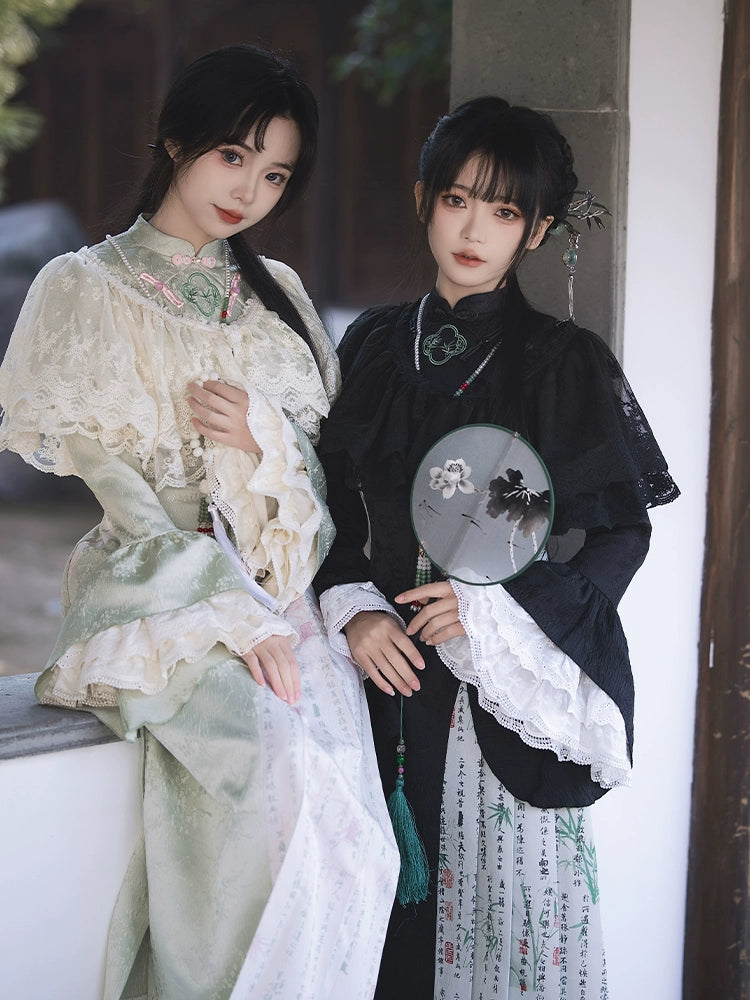 With PUJI~Love Poem~Classic Lolita Shawl 3-Color Versatile Spring Innerwear 34750:492250