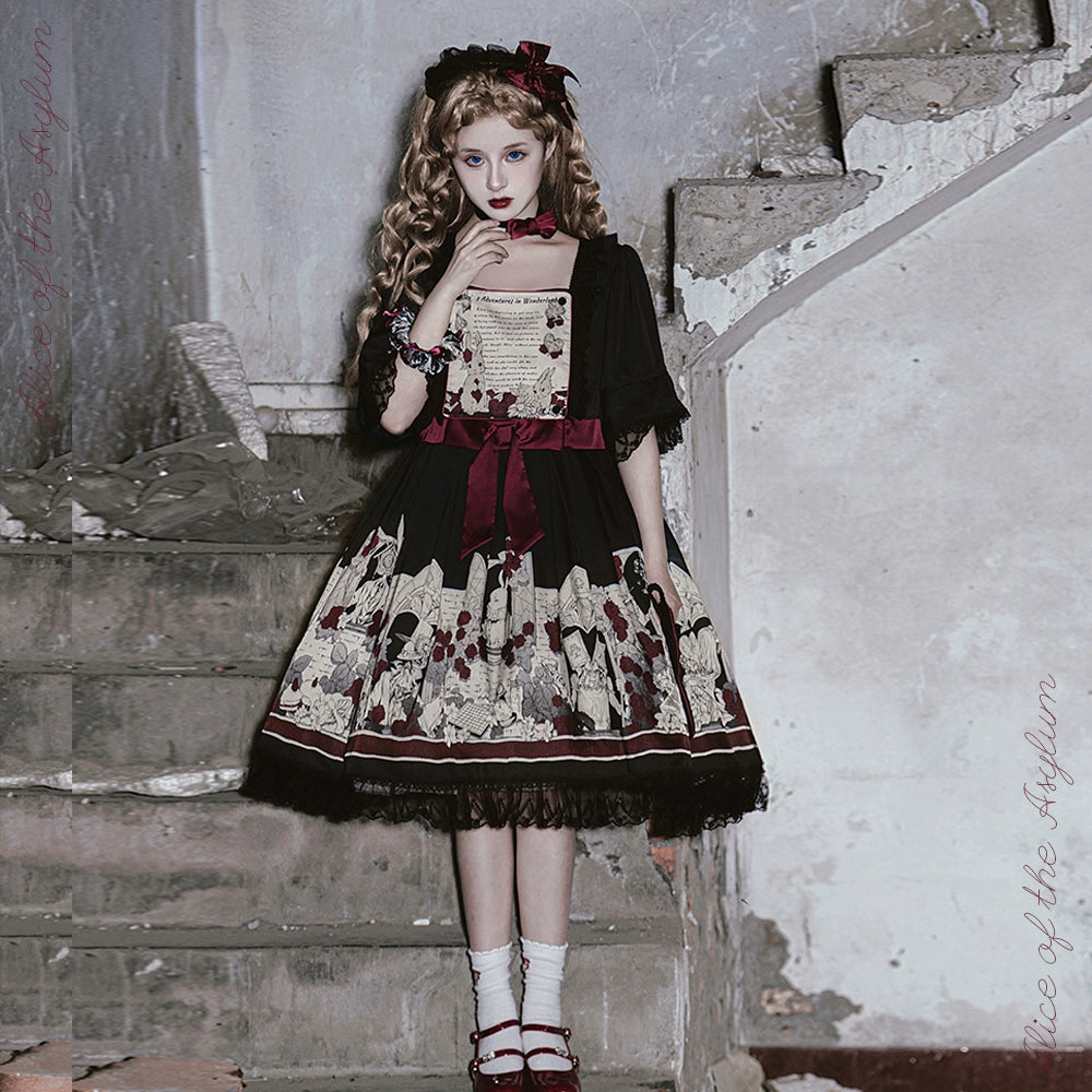 Caged Bird Hotel - Alice - Kawaii Lolita Dress OP Dress Sleepwear