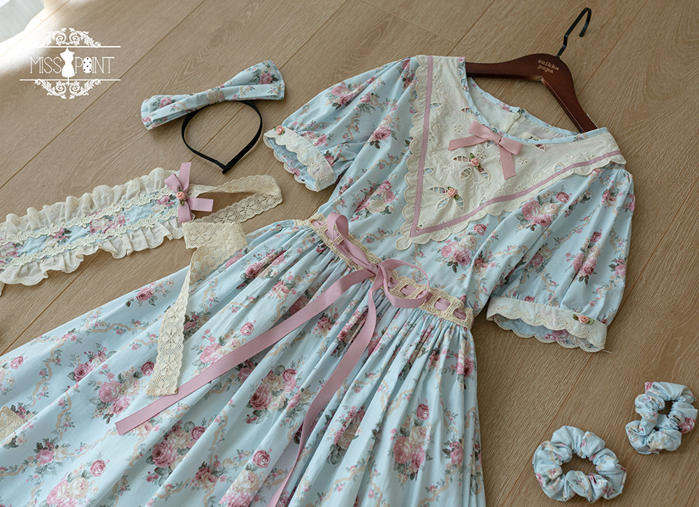 (Buyforme)Miss Point~Happy Summer Elegant Lolita Floral OP Dress 17704:244784