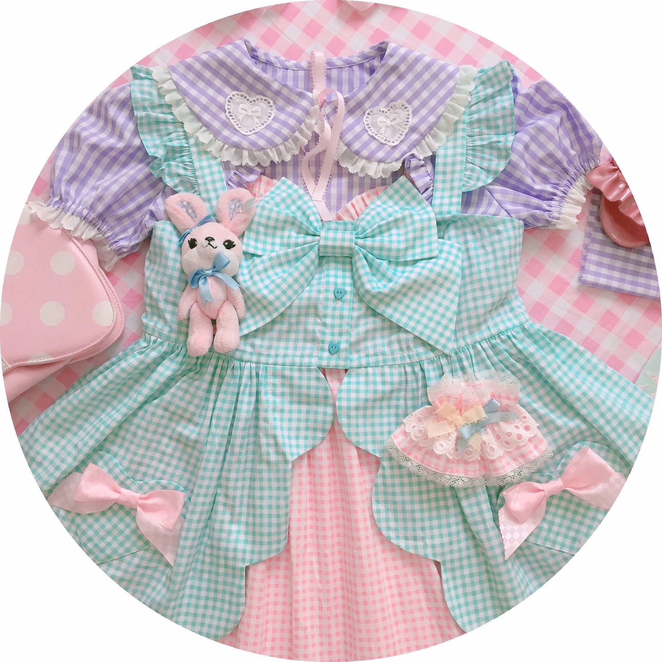 (BFM)Fluff Mollie~Bean Breakfast~Sweet Lolita Overskirt Daily Daily Petaled Skirt 33148:407446