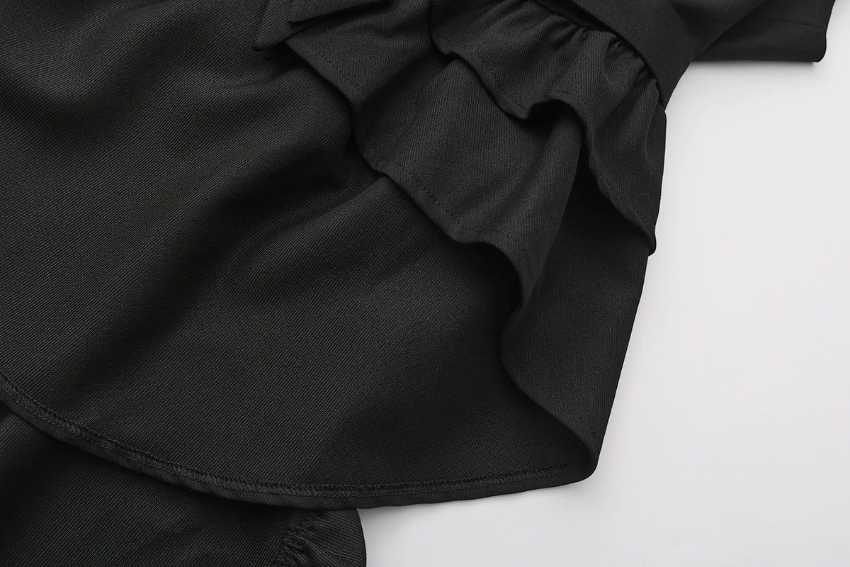 Immortal Thorn - Silent Agent - Ouji Lolita Black Vest Coat 44150:796651