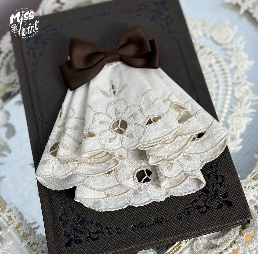 Miss Point - Classical Chocolate - Classic Lolita Accessory Bowler Hat BNT Beret Jabot 40816:677462