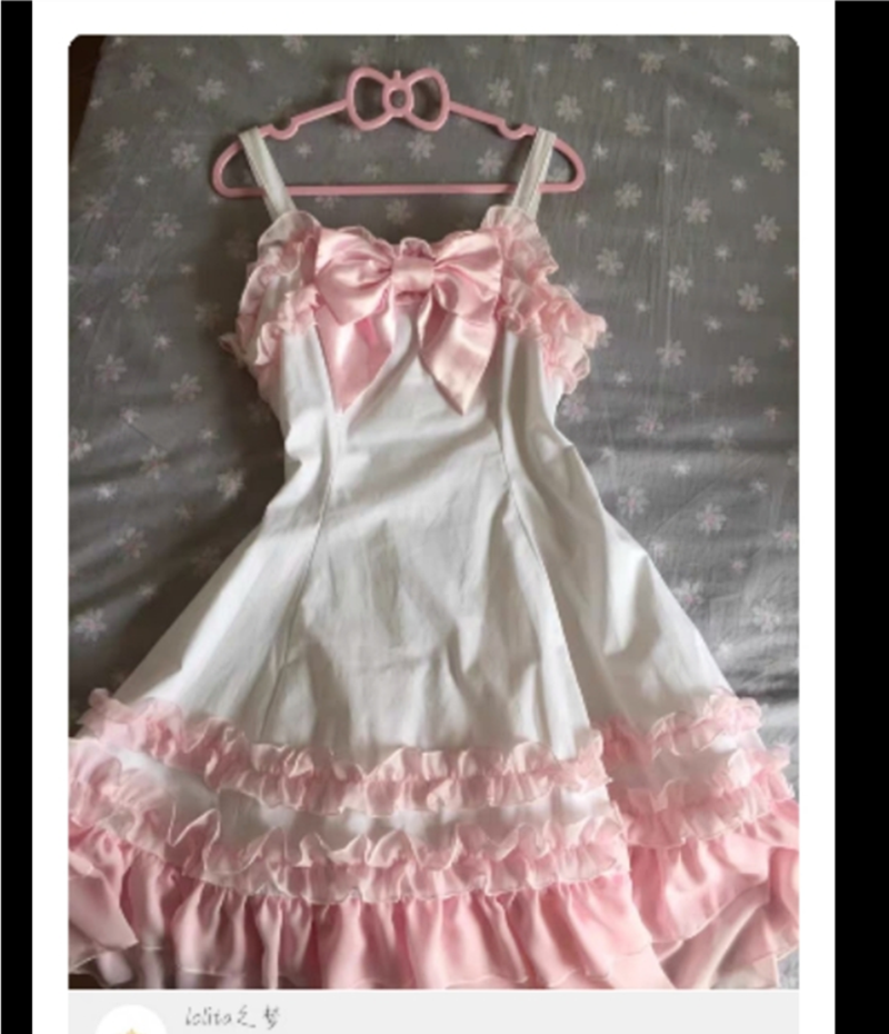 Sweet Angel - Sweet Lolita JSK Dress, Back Shirring, Side Zipper