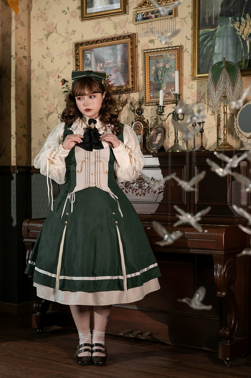 Miss Point~Golden Movement~Elegant Lolita Waistcost Short Vest Customized 32244:381088