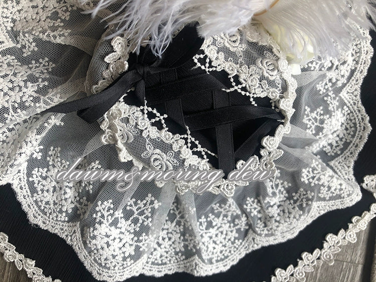 Dawn And Morning~Rozen Maiden Accessories Lolita BNT Choker Cuffs 28970:327196