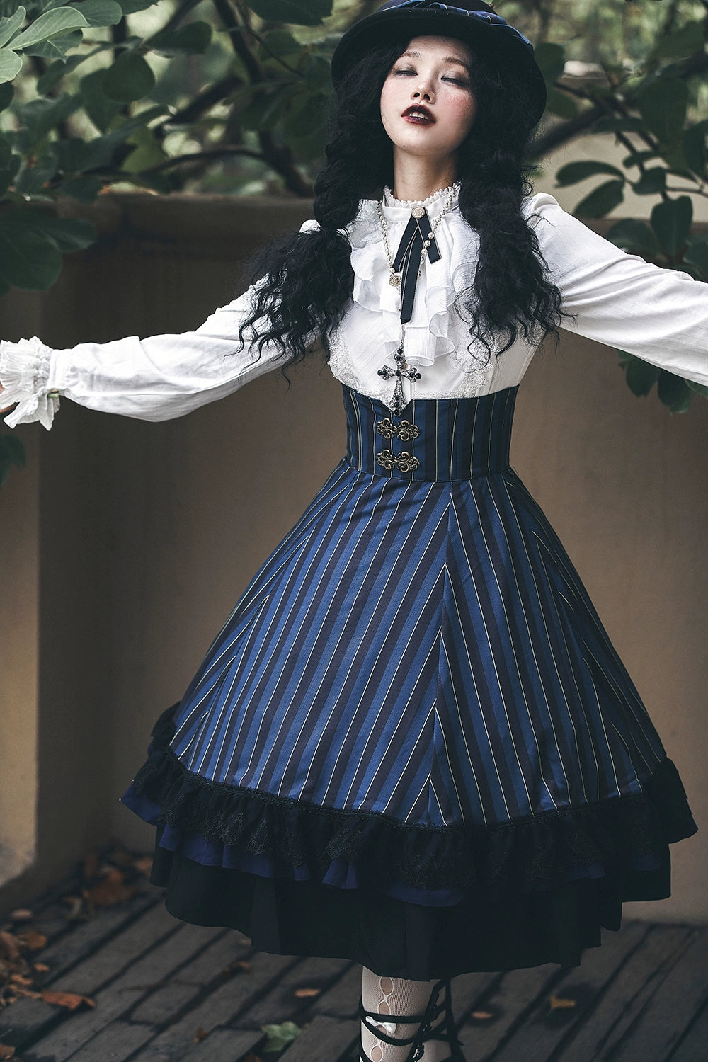 Miss Point - Custom-Made Lolita Elegant Stand Collar Lolita Shirt