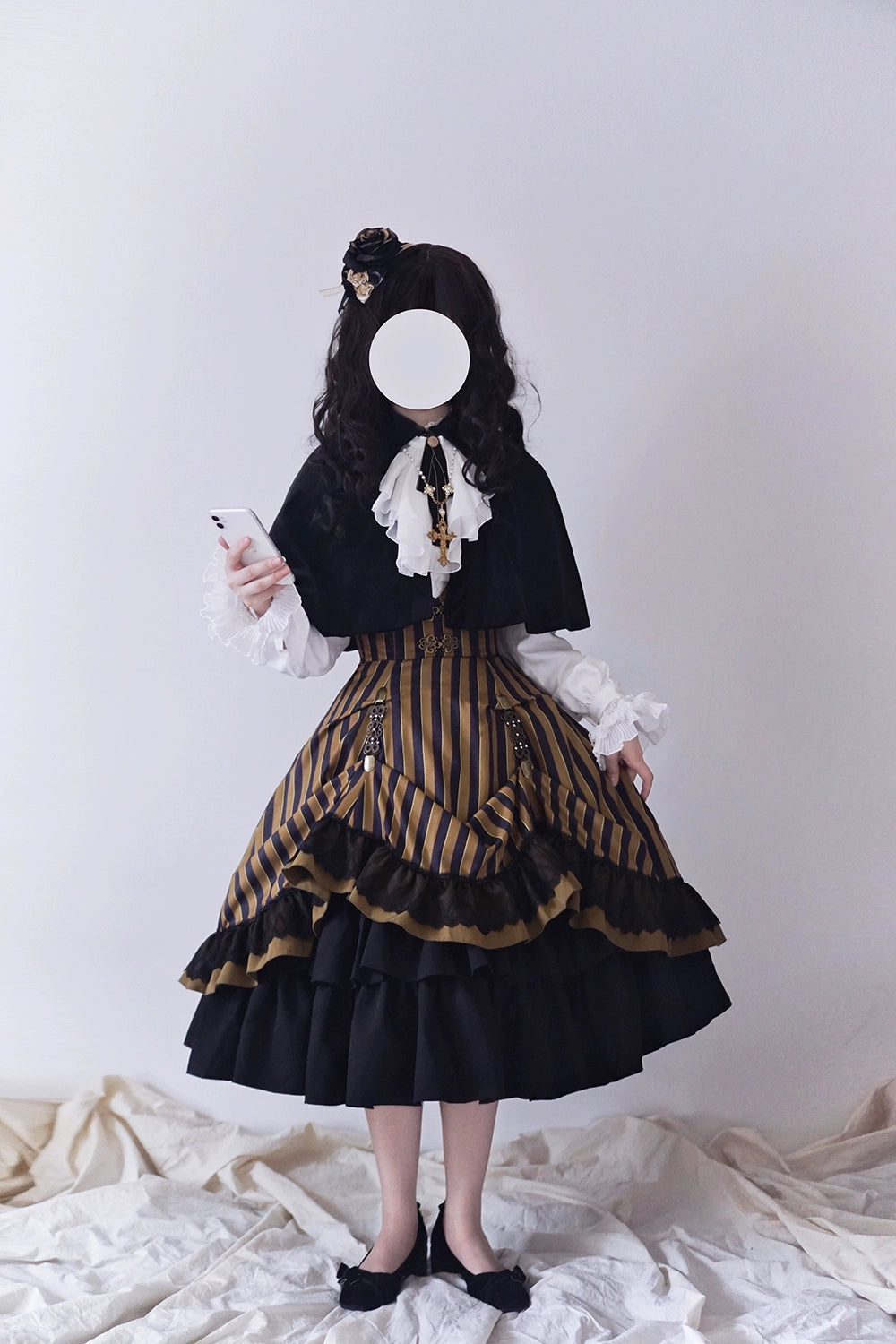 (Buyforme)Miss Point~Custom-Made Lolita Elegant Stand Collar Lolita Shirt 21546:312782