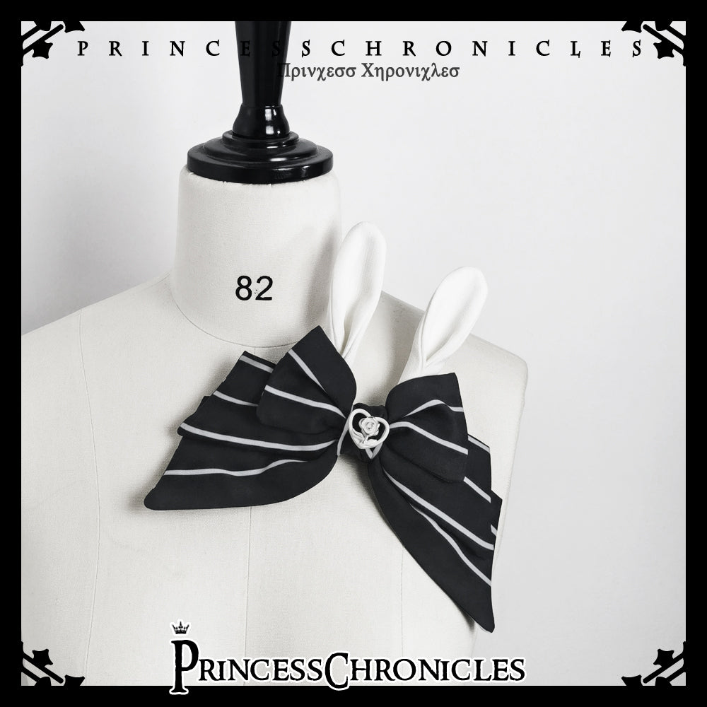 Princess Chronicles - Rabbit Theater Chessboard Lolita Prince Set S Rabbit Ears Brooch
