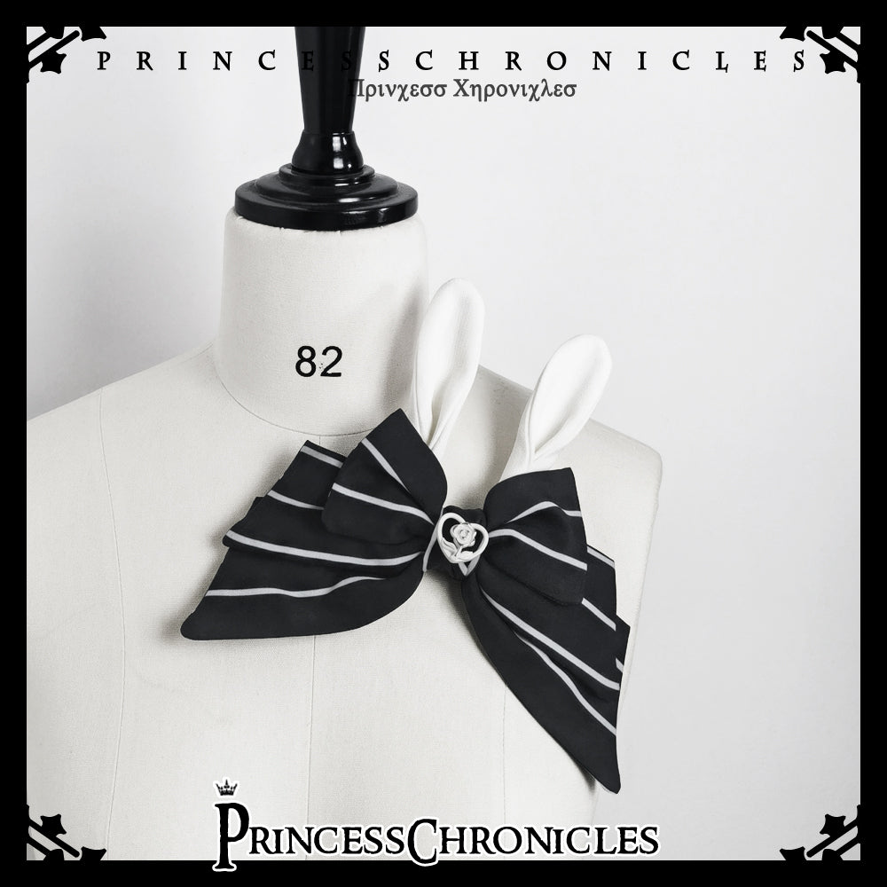 (Buyforme)Princess Chronicles~Rabbit Theater Chessboard Lolita Prince Set S rabbit ears brooch (pre-order, will ship out in 3-4 months) 