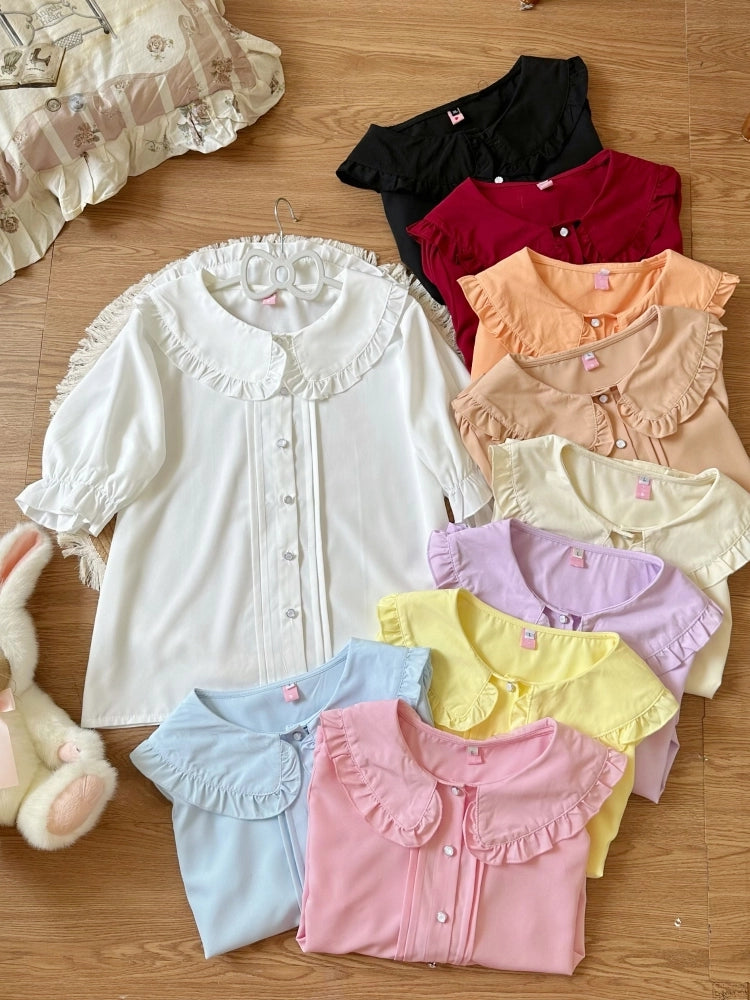 Niu Niu - Plus Size Kawaii Lolita Blouse, Multiple Colors
