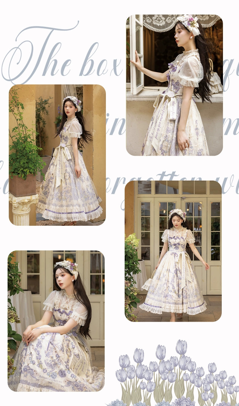 NanShengGe - Purple Memoirs - Plus Size Lolita Classic Dress Suit 43696:783273