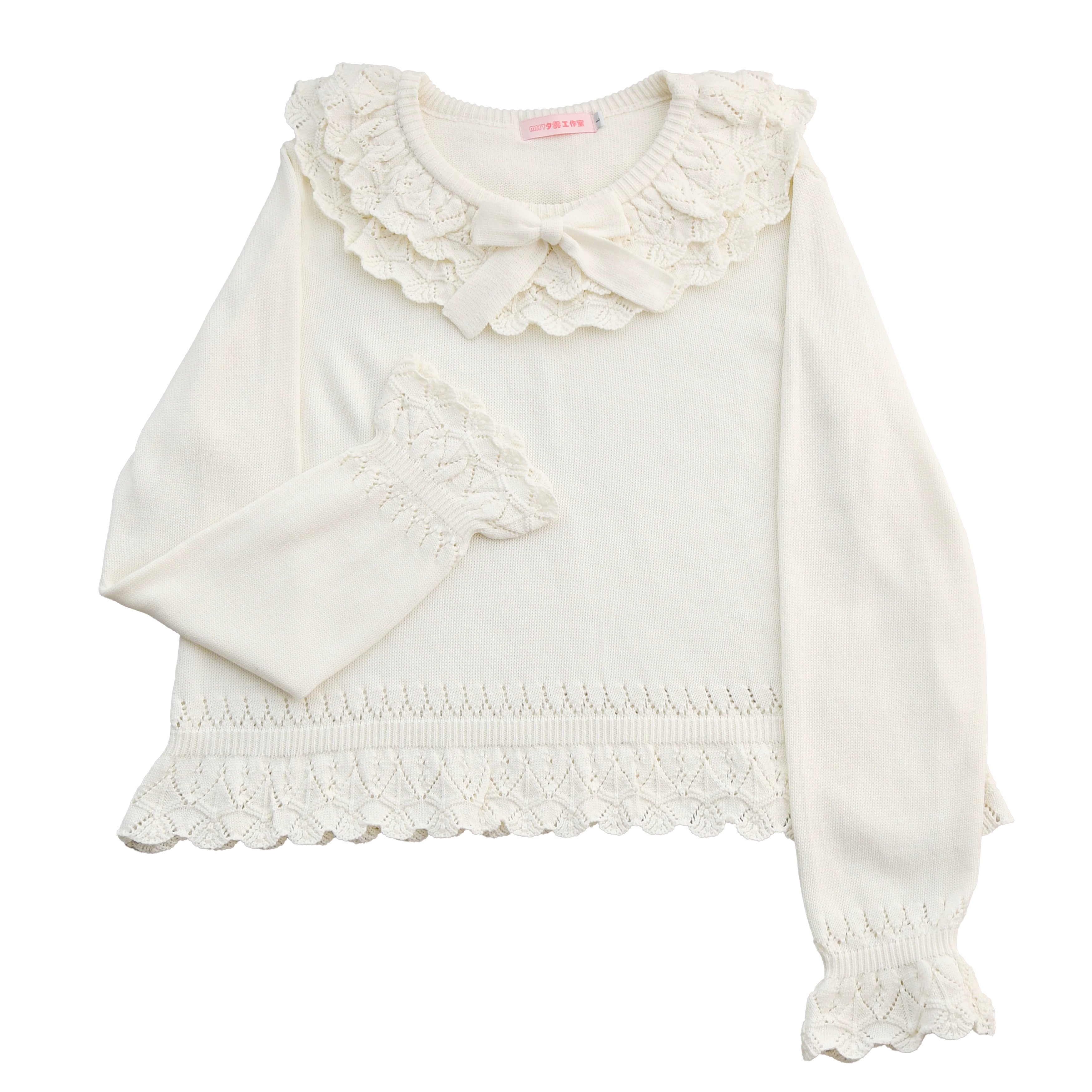 MIST - Nana - Sweet Lolita Sweater, Detachable Bow (L S) 44201:798352