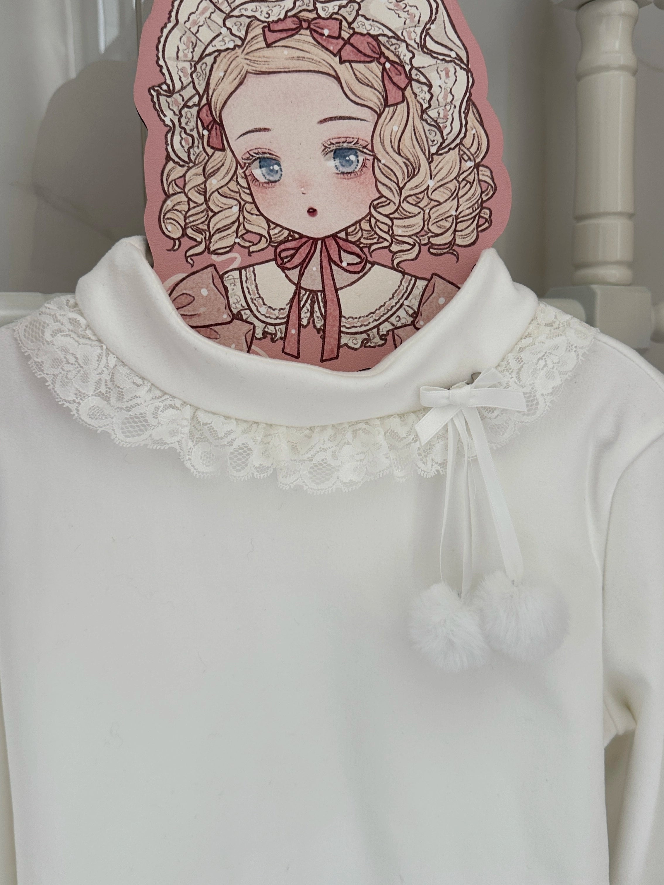 MeowMeow - Pom Pom - Kawaii Lolita Winter Innerwear, Fuzzy Cuffs 44046:793663