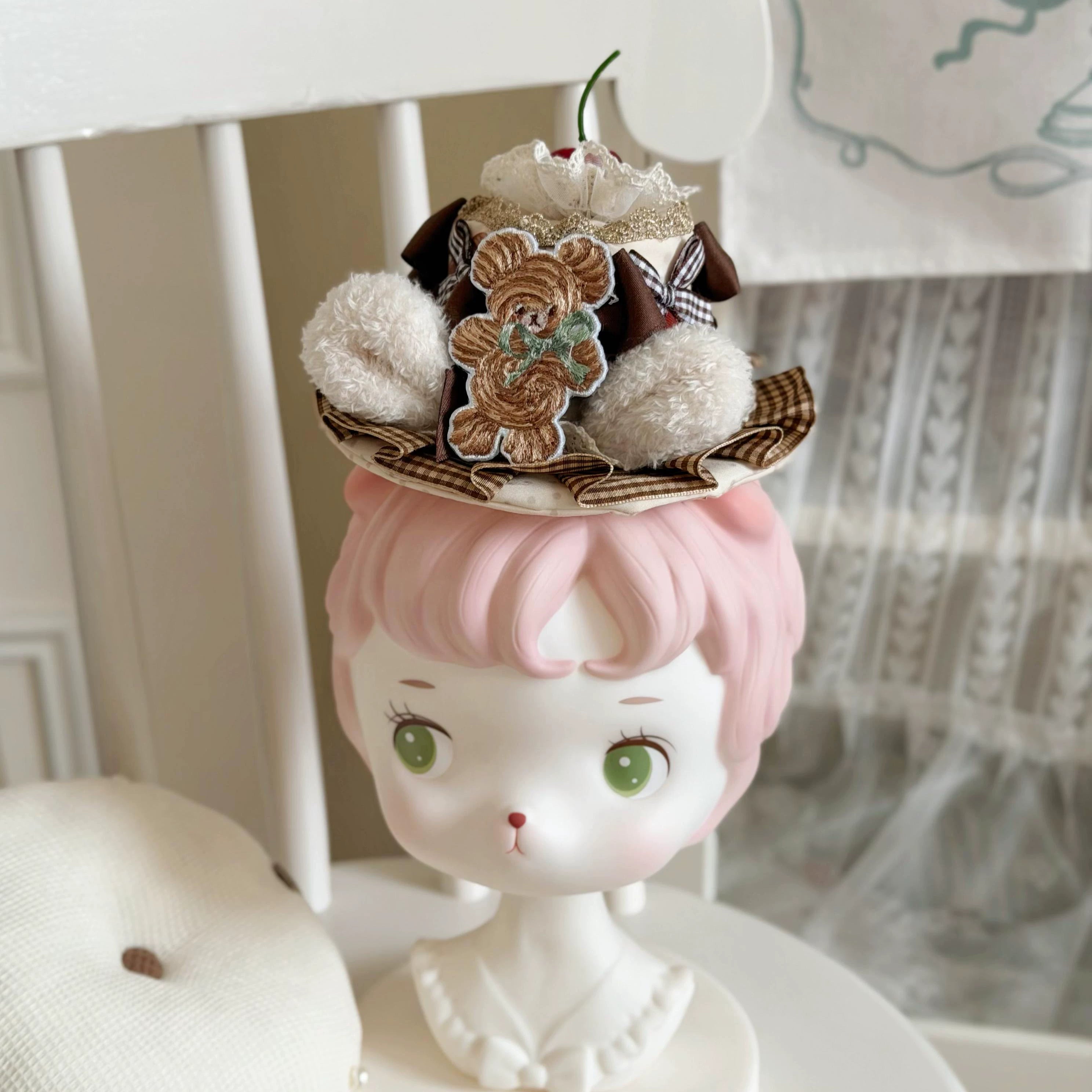 Cocoa Baker - Old School Lolita Dessert Printed OP & JSK Dress with Embroidery (L M S XL / Pre-order) 45486:850977