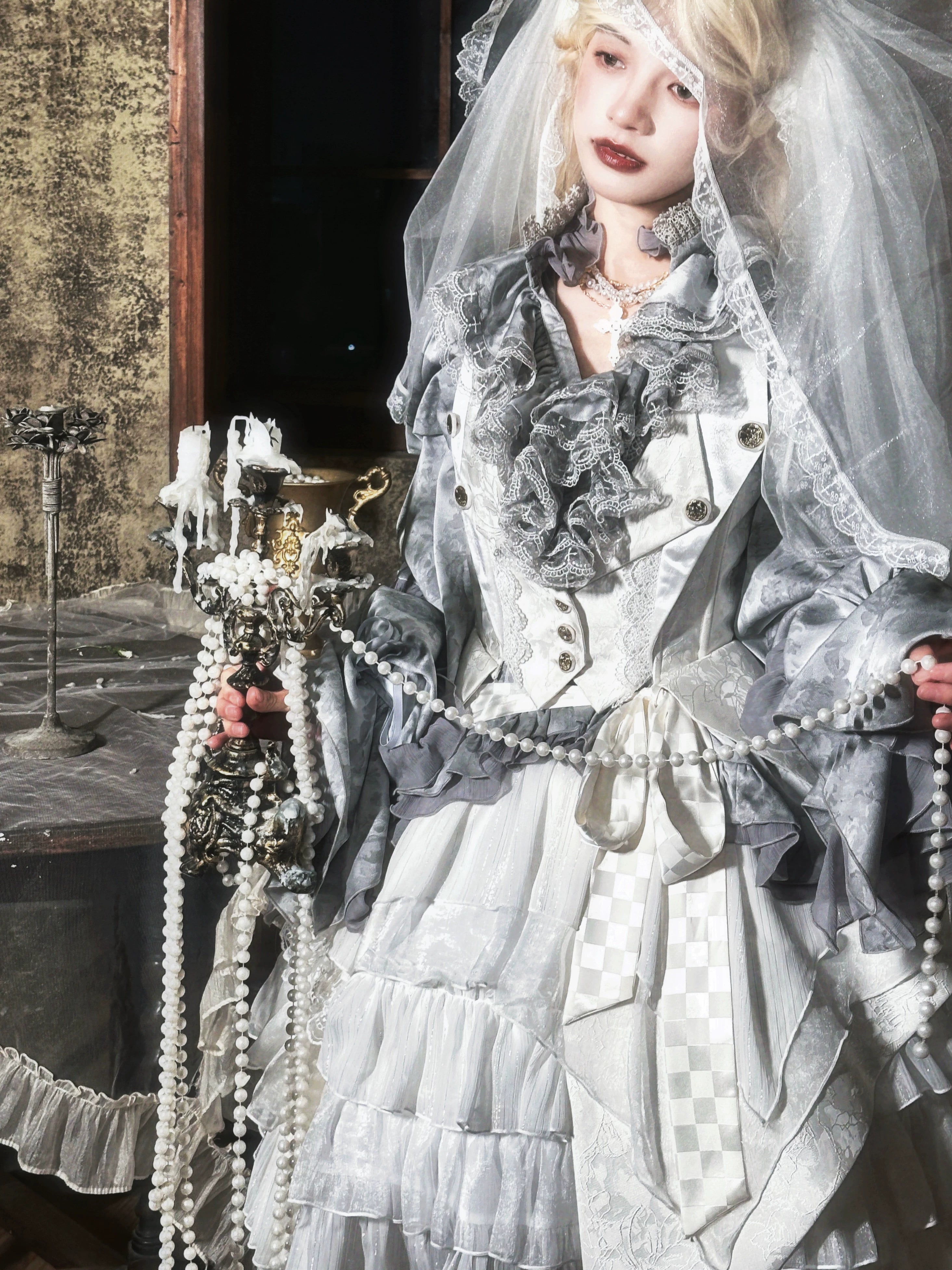 Genesis and Armageddon - Gothic Lolita Accessory, Skeleton Hand Decoration 44738:821285