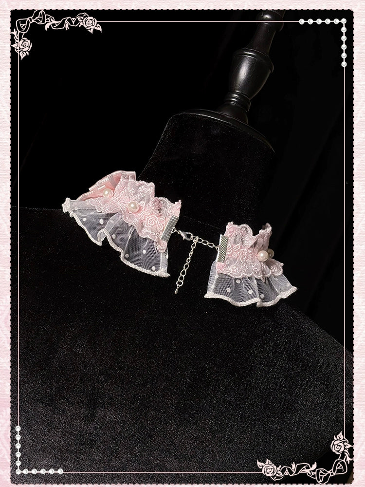 Shuang Sheng Xiao Xiong - Heart of Love - Lace Sweet Lolita Accessory Set 44308:803609