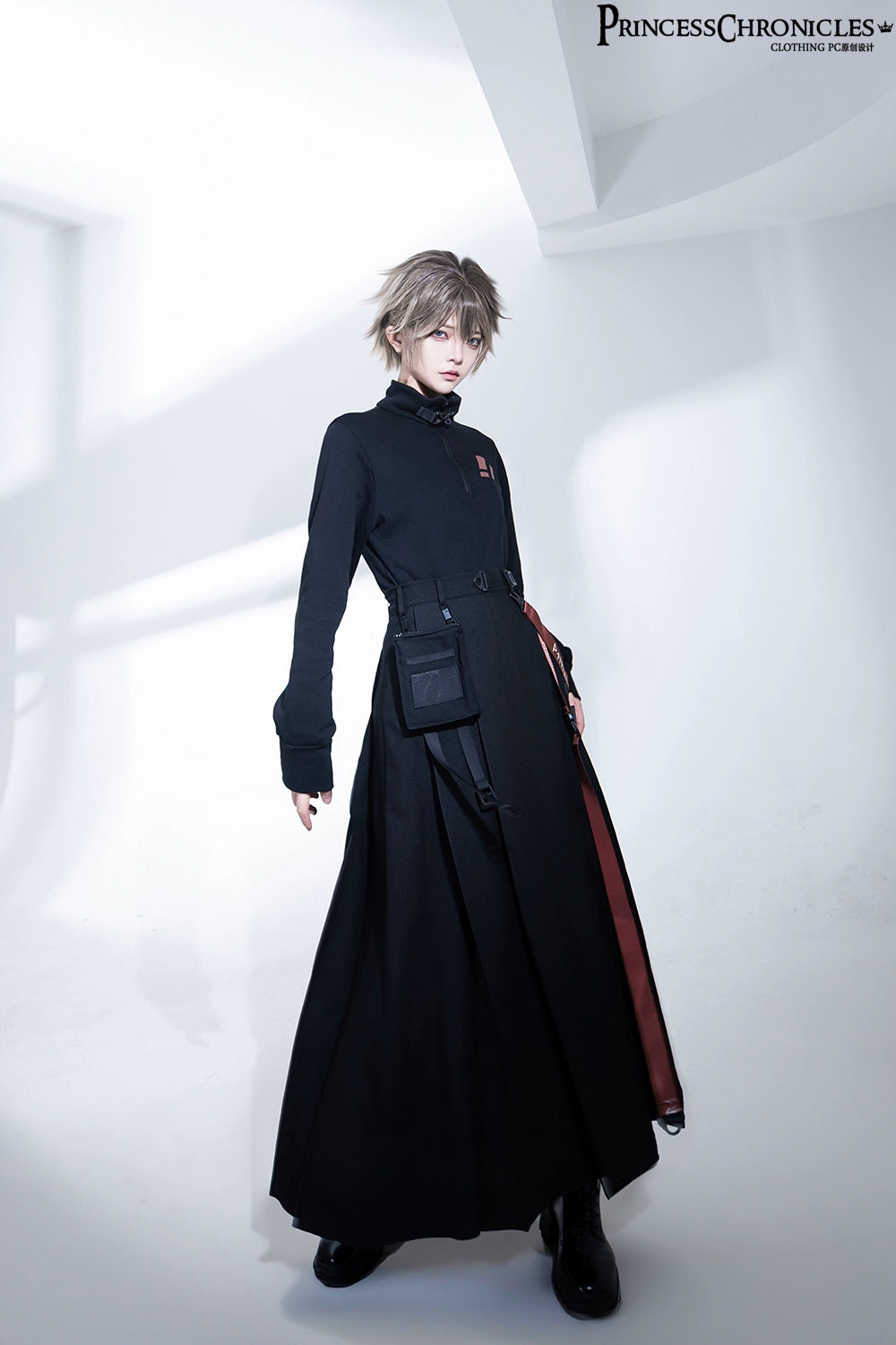 Princess Chronicles - Nameless Blade - Waste Soil Ouji Lolita Black Skirt