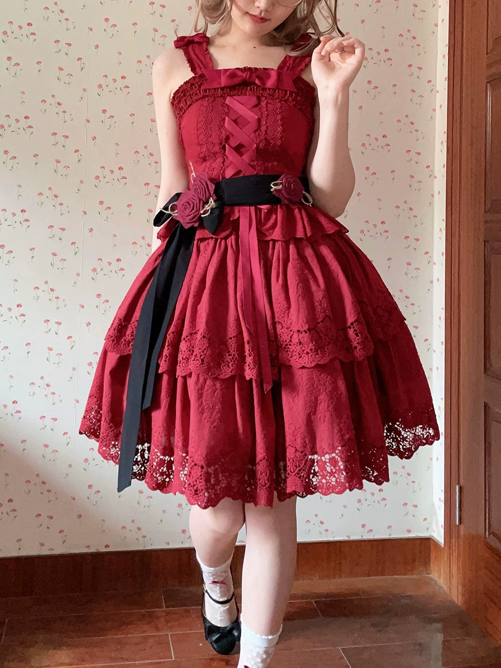 Miss Point - Forest Waltz - Classic Lolita Blouse & Multi-Tiered Ruffles SK 44233:800067