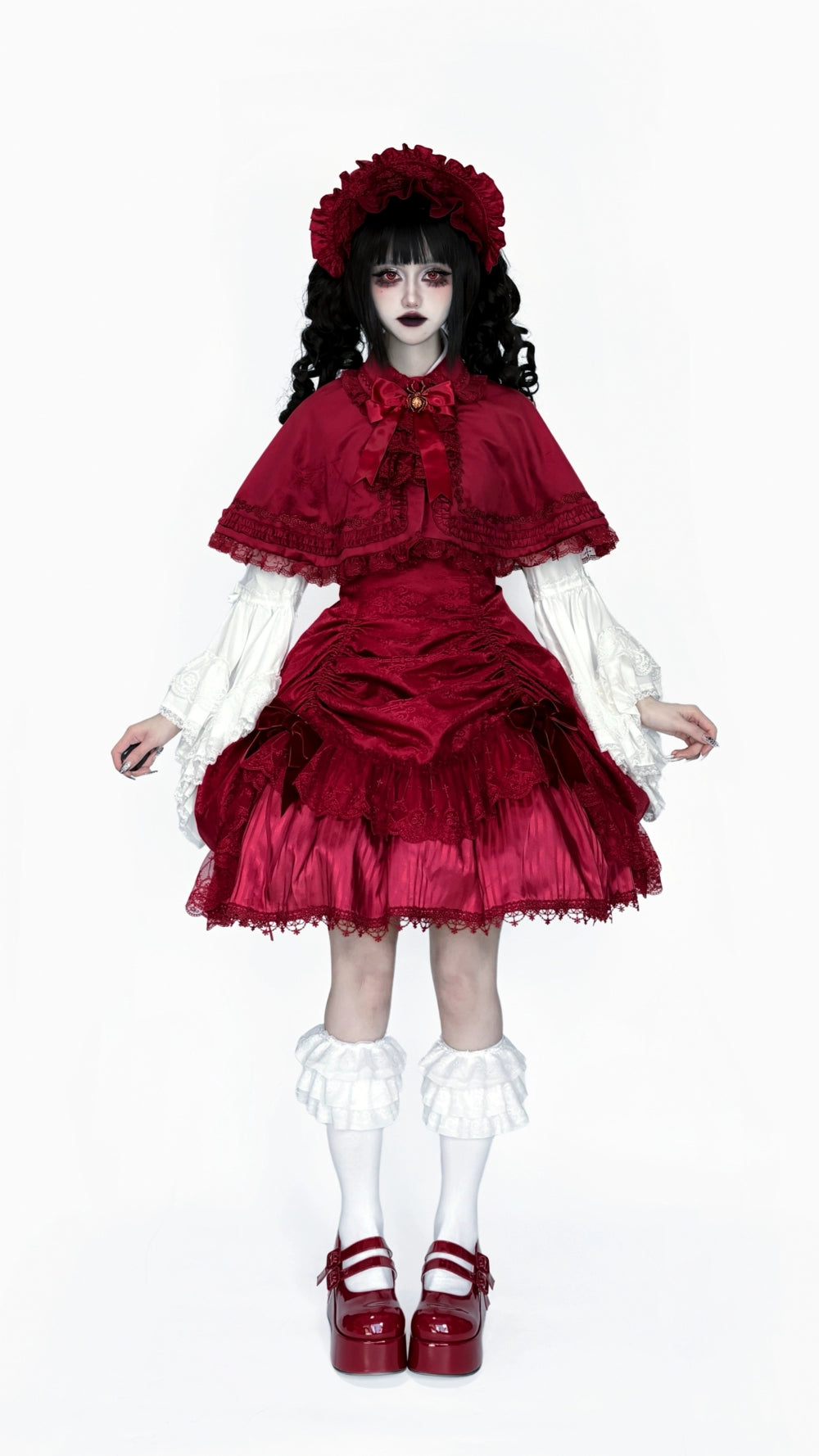 Moon River - Moonlit Spider - Gothic Lolita SK & JSK Dress Outfit Set 44232:799716