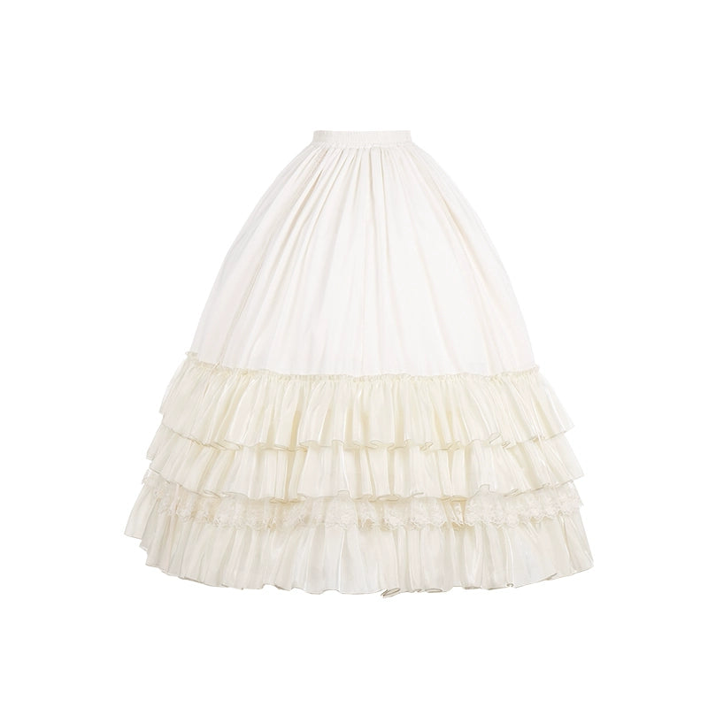 With PUJI - Nanke - Edwardian Collar Classic Lolita OP Dress Outfit (L M S) 41366:693256