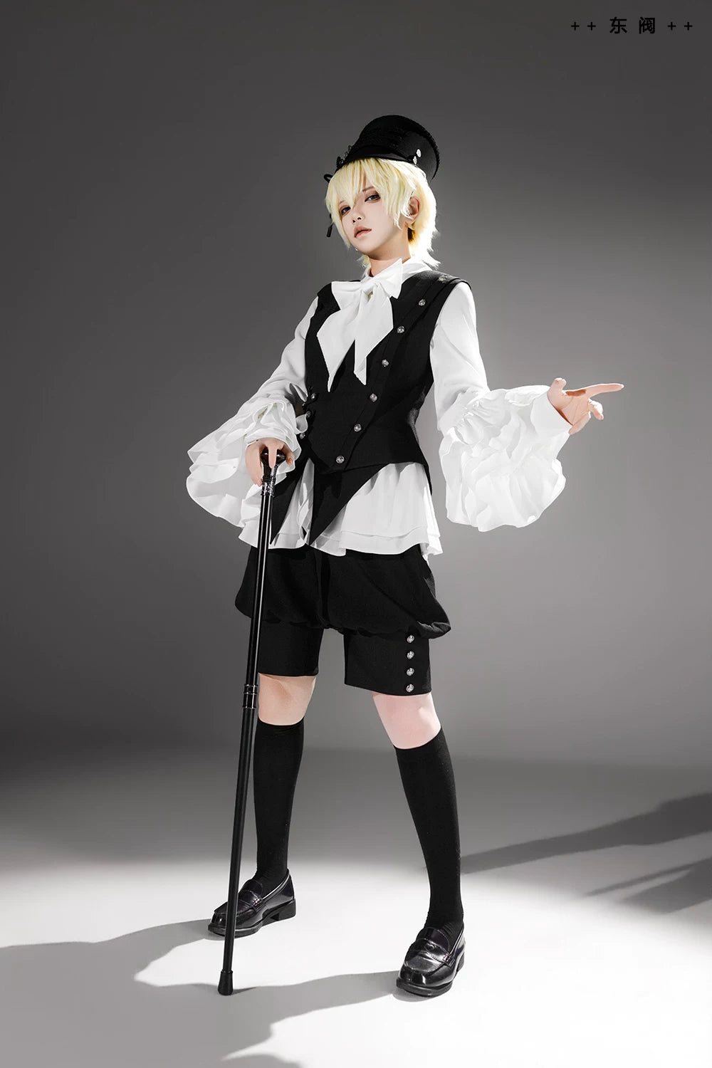 Ashes - Vintage Ouji Lolita Blouse and Shorts Set