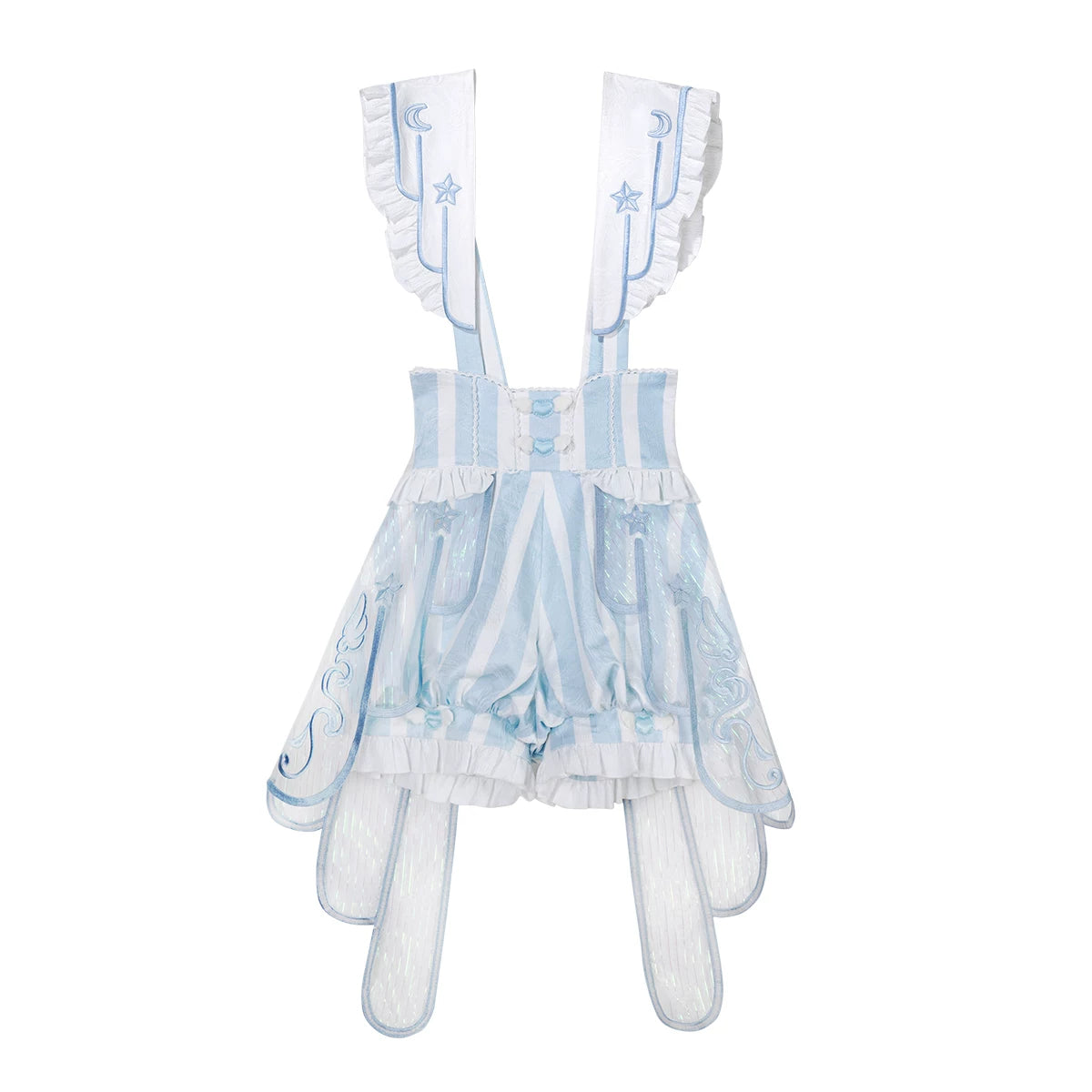 Angelic Covenant - Ouji Lolita Prince Outfit Set, Angel Wing Trailing (2XL L M S XL) 45761:861263