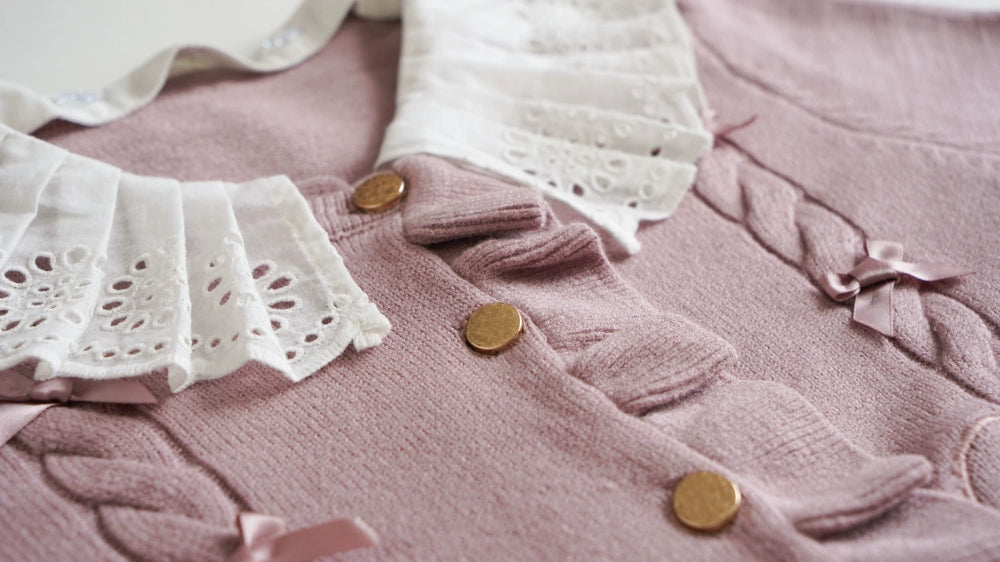 (BFM)Dark Star Island~Sugar Frost~Sweet Lolita Cardigan Knit Embroidered Sweater