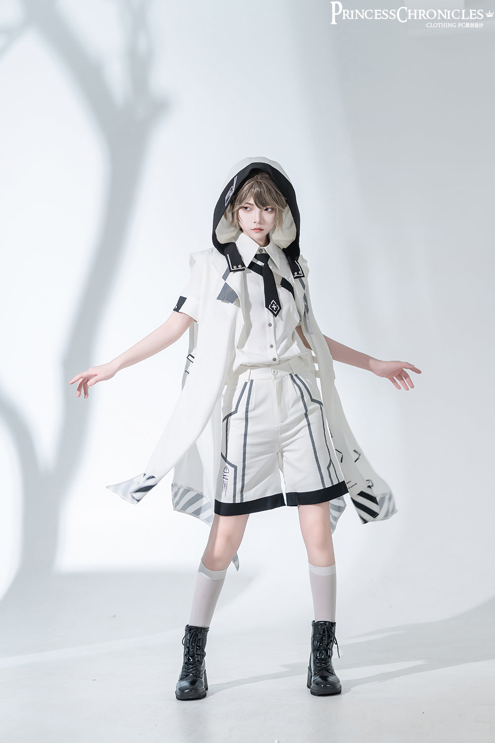 Princess Chronicles - Dry sea and Ashlar - Ouji Lolita White Short Set