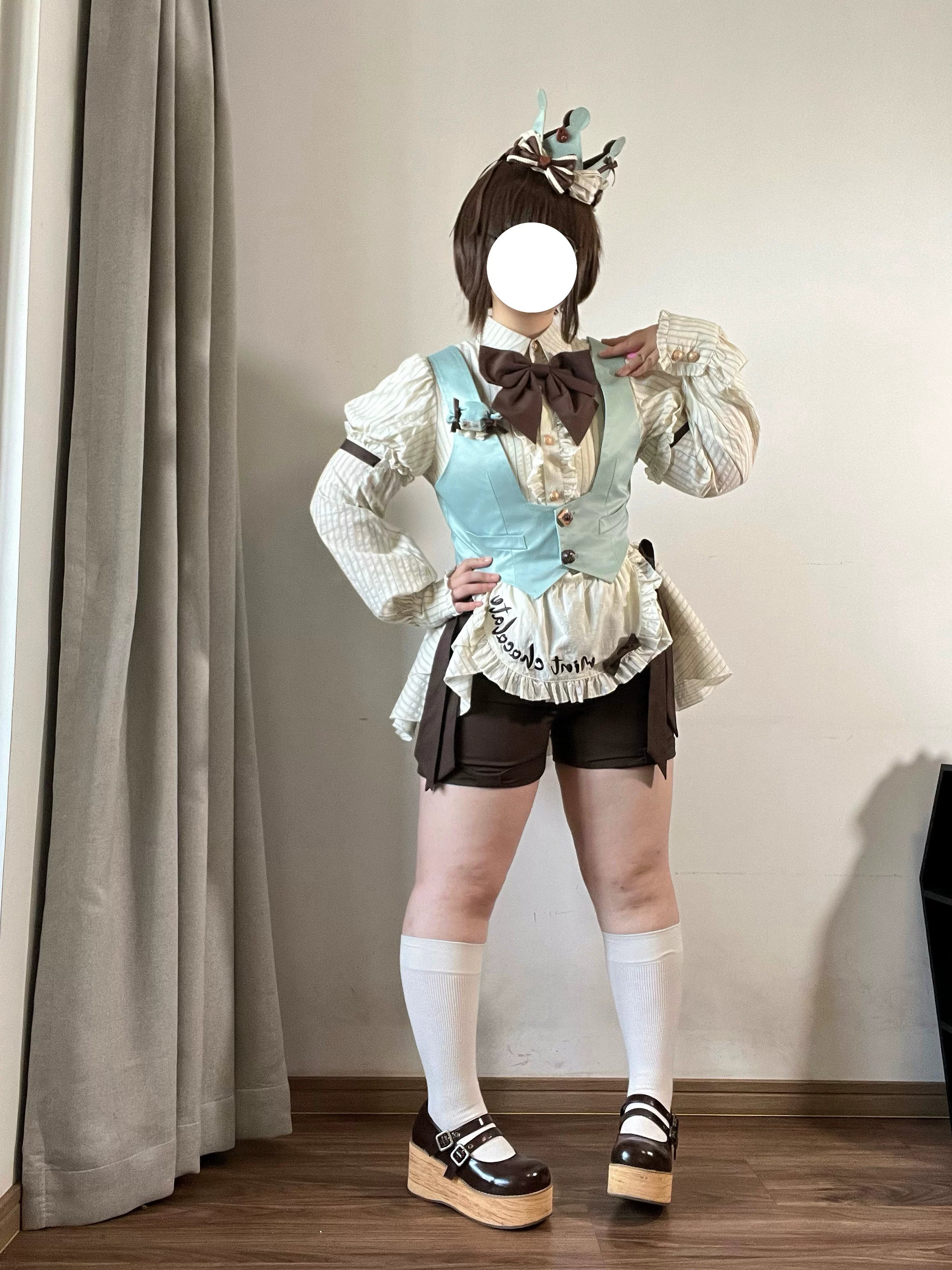 Dream Volley - Mint Chocolate Ouji Lolita Shorts or Skirt Set 45783:862249