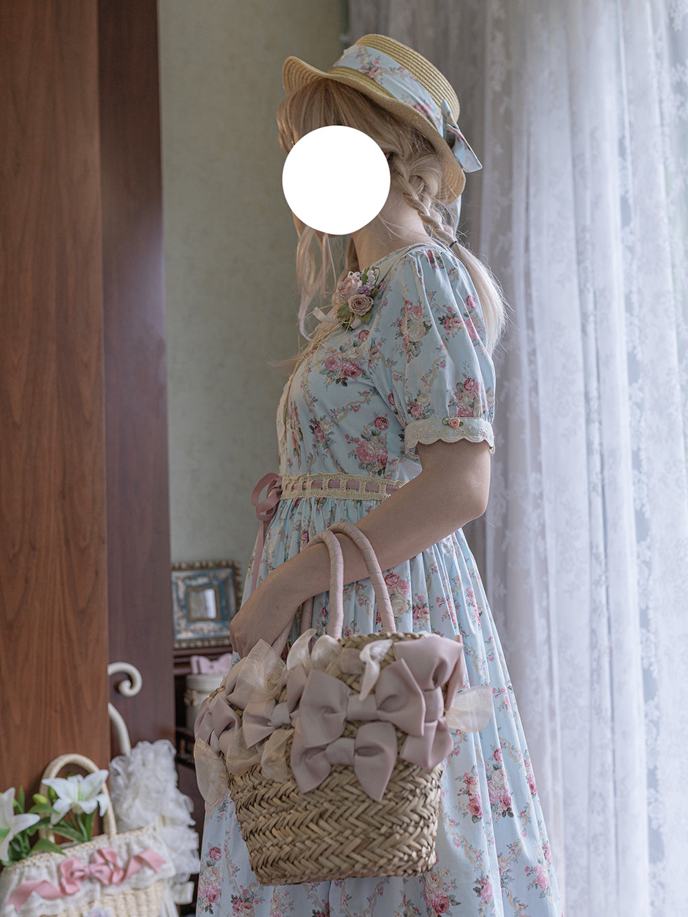 (Buyforme)Miss Point~Happy Summer Elegant Lolita Floral OP Dress 17704:244748