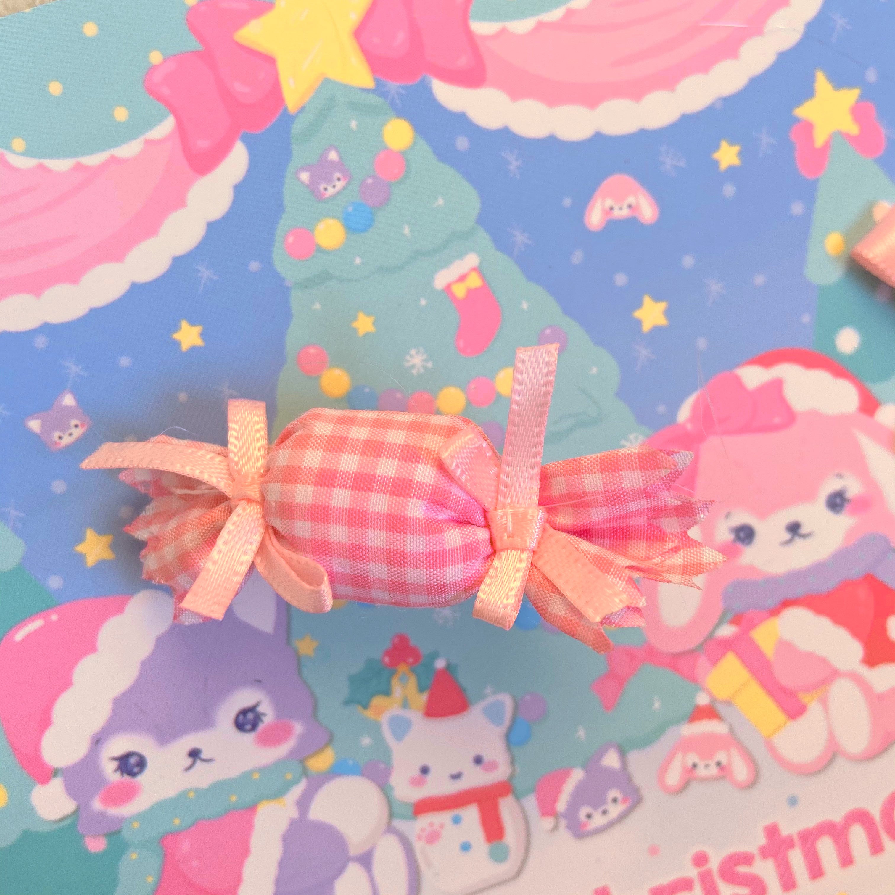 Bear Doll - Candy Color - Lolita Cute Candy-shape Headdress Accesory pink hairclips