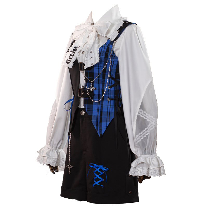 OCELOT - Kalila - Punk Lolita Dress Set Plaid Shorts Set