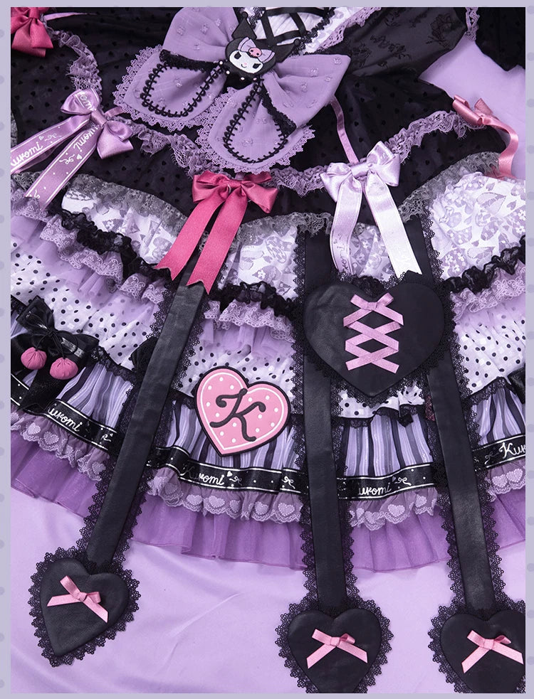IP Collab Gorgeous Lolita OP Dress, Polka Dot Accent