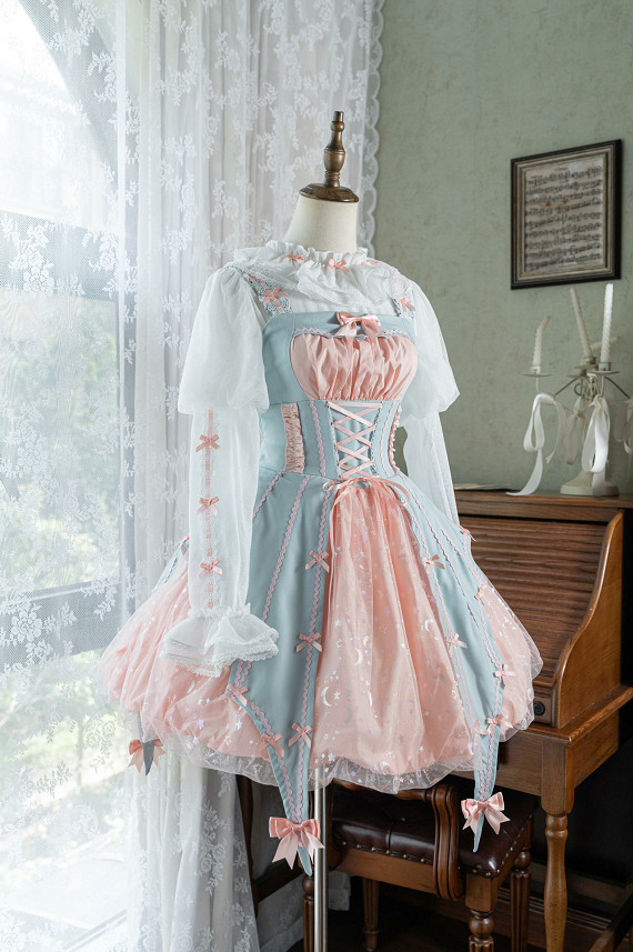 Lemon Honey - Halloween Gothic Lolita Jumper Dress, Pumpkin-inspired Dress