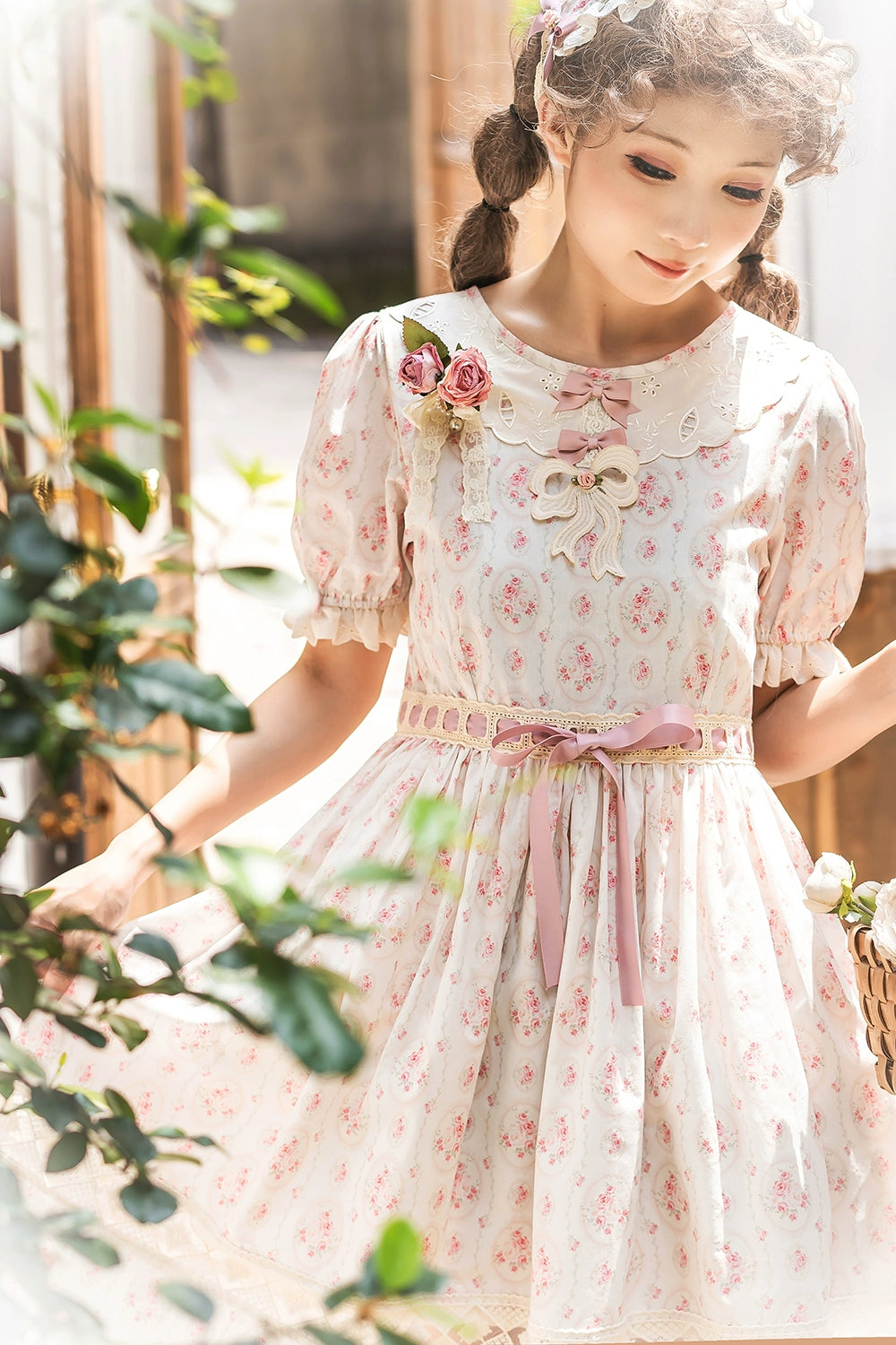 Miss Point~Customized Elegant Lolita OP Dress Cute Daily Girl Short Lolita Dress 35670:519670