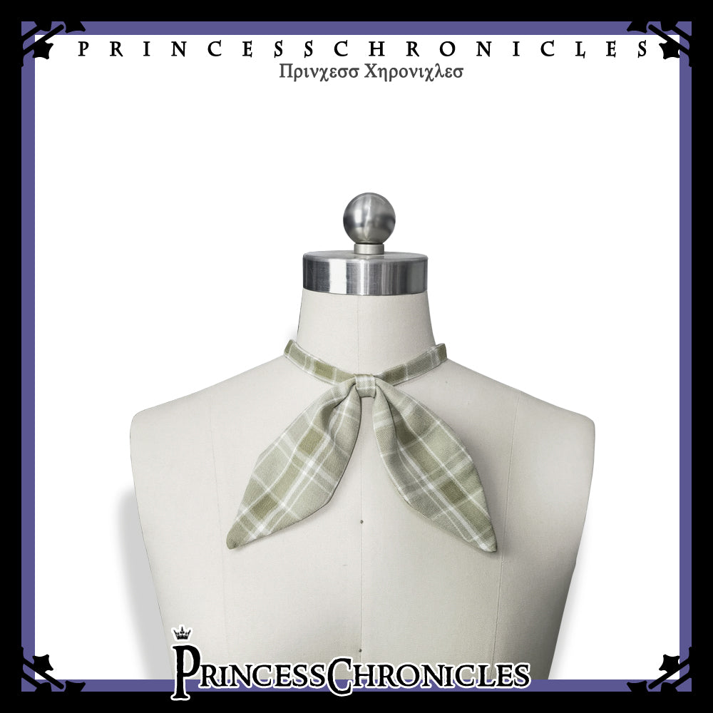 Princess Chronicles - Secret Morning Paper - Ouji Lolita Shirt, Matcha Green Capri Pants S Bow Tie