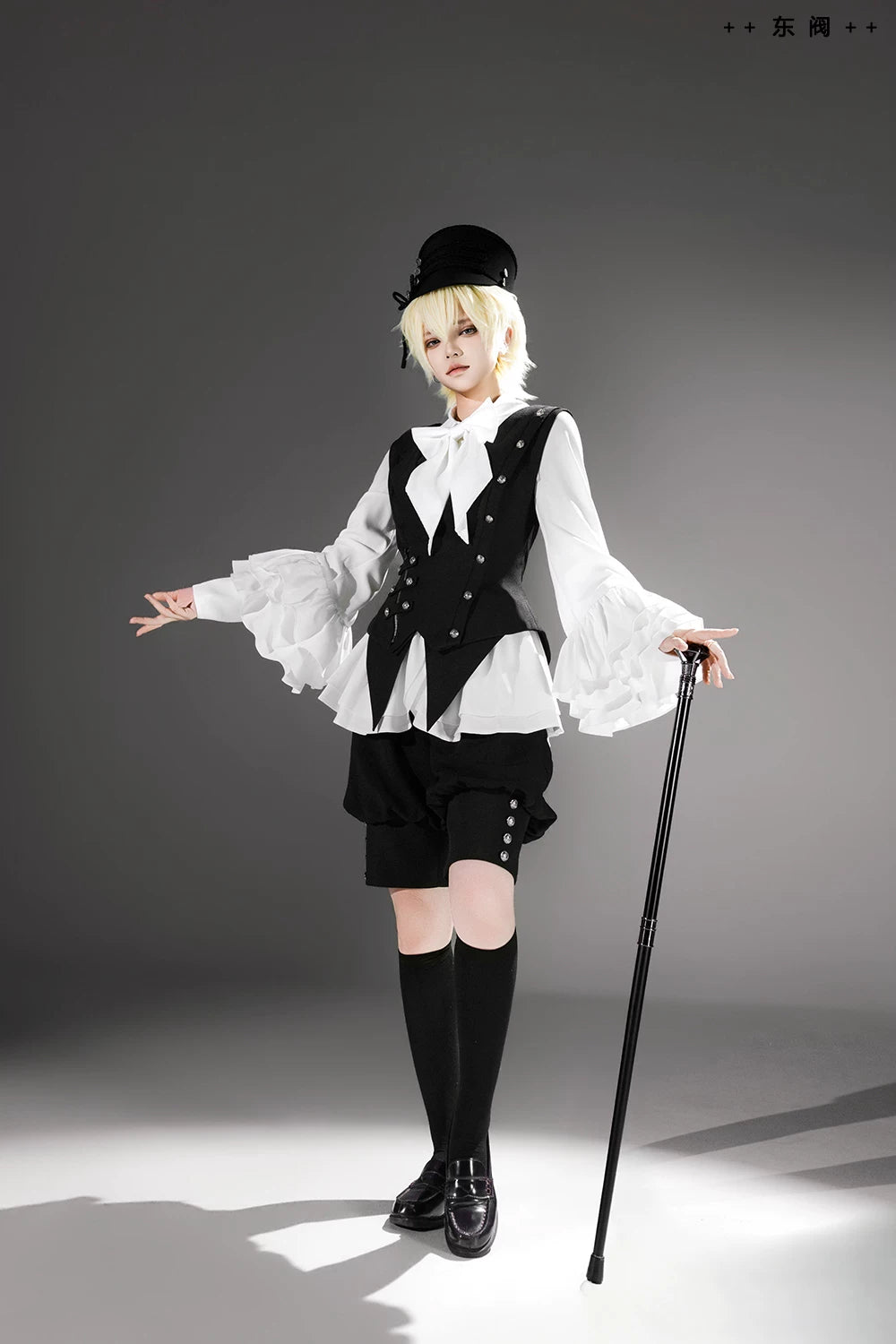 Ashes - Vintage Ouji Lolita Blouse and Shorts Set