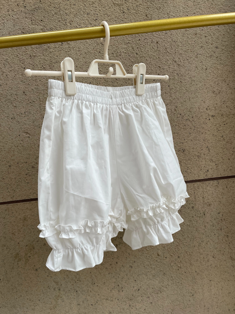 Sakurada Fawn - Plus Size Lolita Bloomers Leggings M White