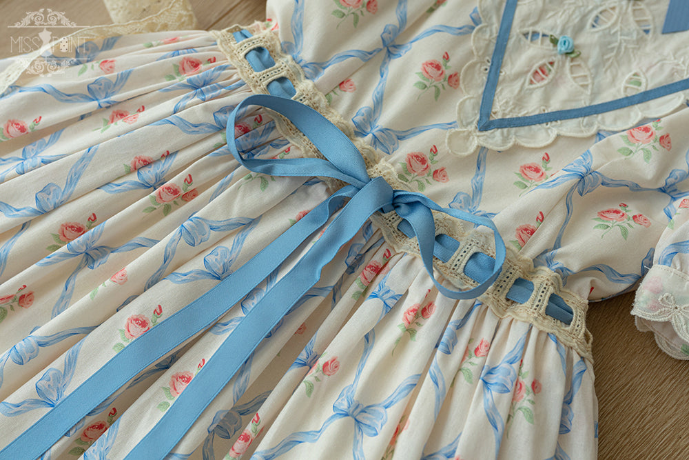 (Buyforme)Miss Point~Happy Summer Elegant Lolita Floral OP Dress 17704:244830
