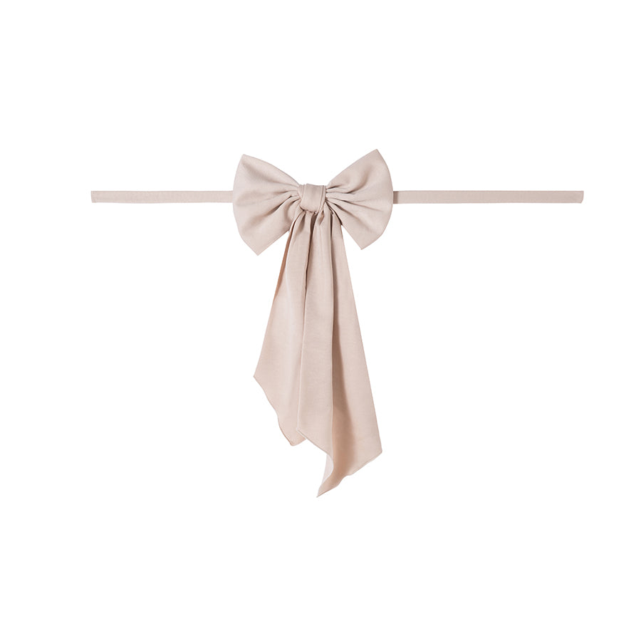 ZJstory - Gold Age - Retro Lolita Bow Necktie One Size 2.0 beige bow tie