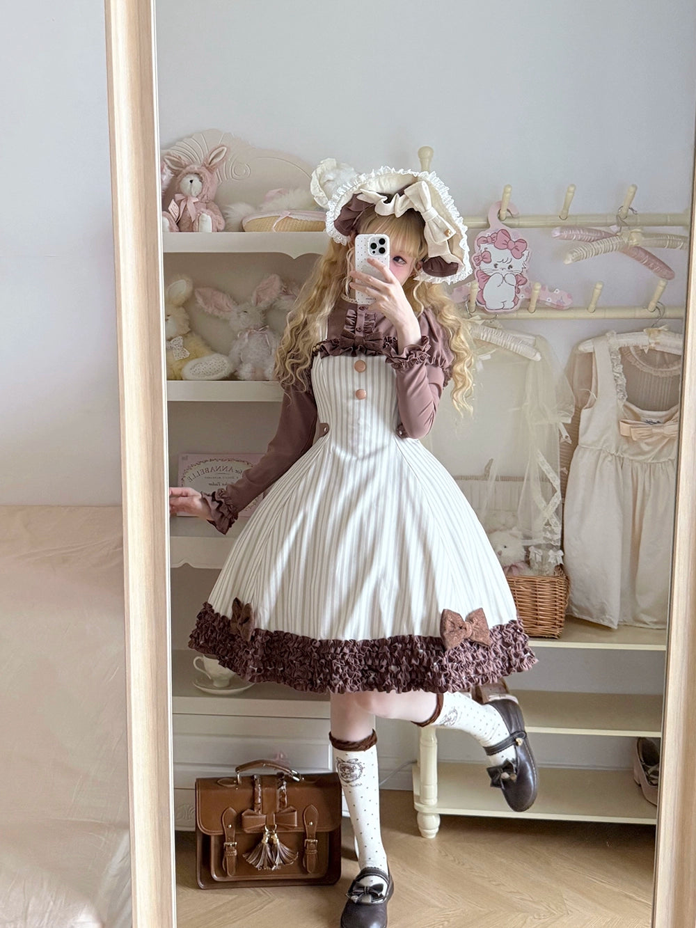 Miss Point - Classic Lolita JSK Customized Stripe Lolita Dress 40842:681022