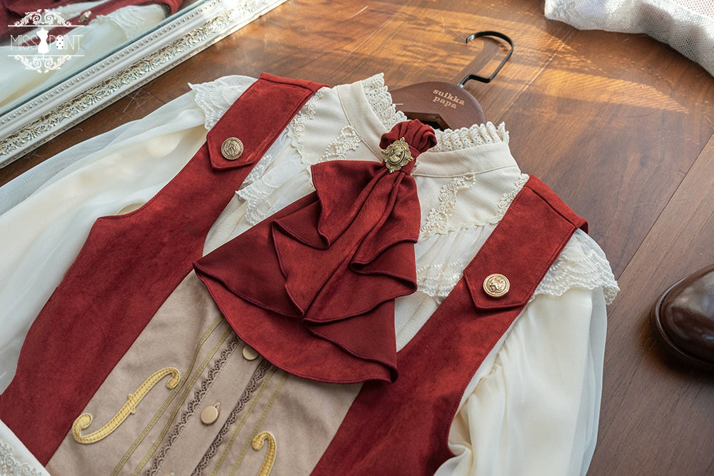 Miss Point~Golden Movement~Elegant Lolita Waistcost Short Vest Customized 32244:381026