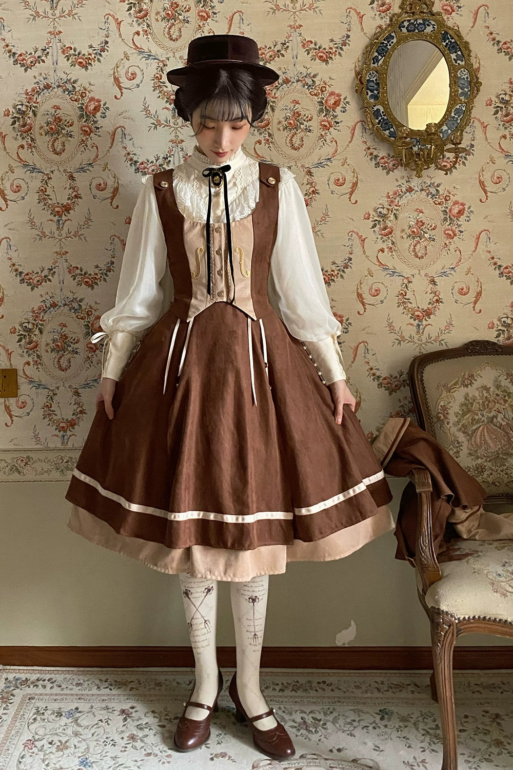 Miss Point~Golden Movement~Elegant Lolita Waistcost Short Vest Customized 32244:381008