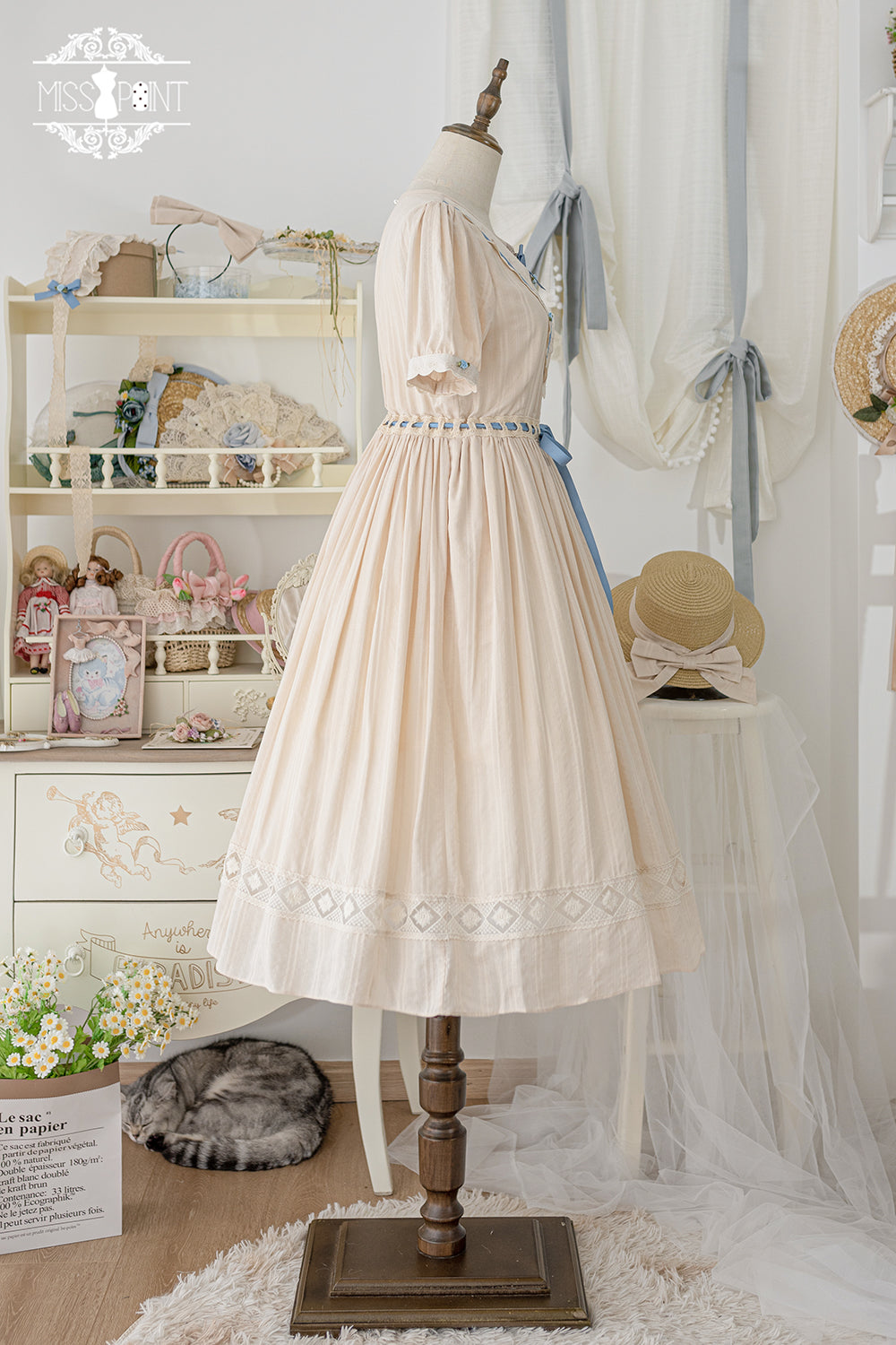 (Buyforme)Miss Point~Happy Summer Elegant Lolita Floral OP Dress